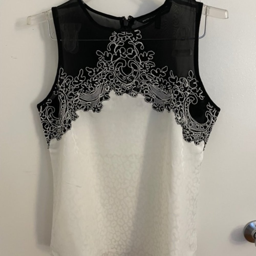 White House Black Market Sleeveless Top
